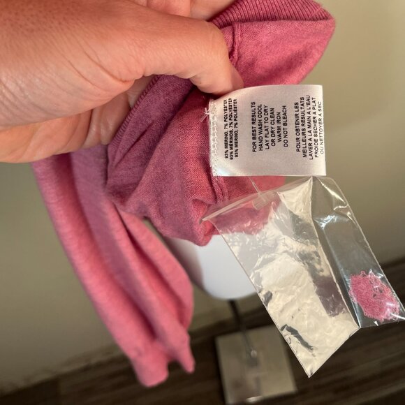 Peter Millar Men's pink Excursionist Flex 1/2 zip golf Sweater Large L EUC - Picture 5 of 6